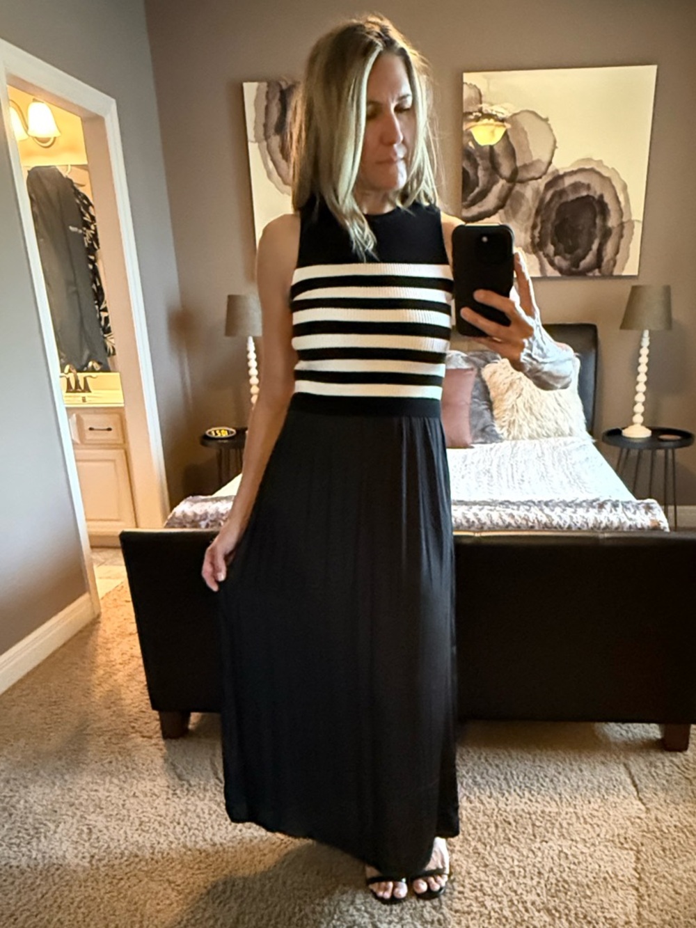 Lucky brand sleeveless maxi dress